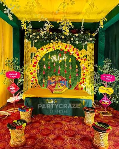 Haldi & Mehndi Decorations 18